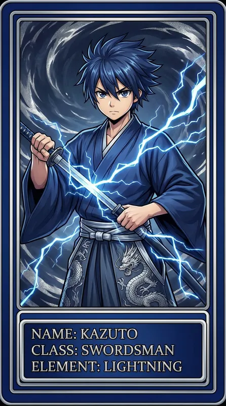 雷电剑士角色卡片——里番动漫 | 里番精选动漫角色